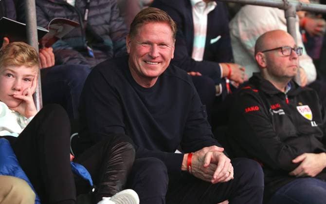 BAU 08 01 2023 Sindelfingen soccer 31 Mercedes Benz JuniorCup 2023, Markus Gisdol center watches the games