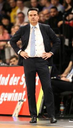 Coach Raoul Korner Towers Basketball Men BBL on Sat 07 01 2023 Hamburg Towers Ratiopharm ULM 65 80