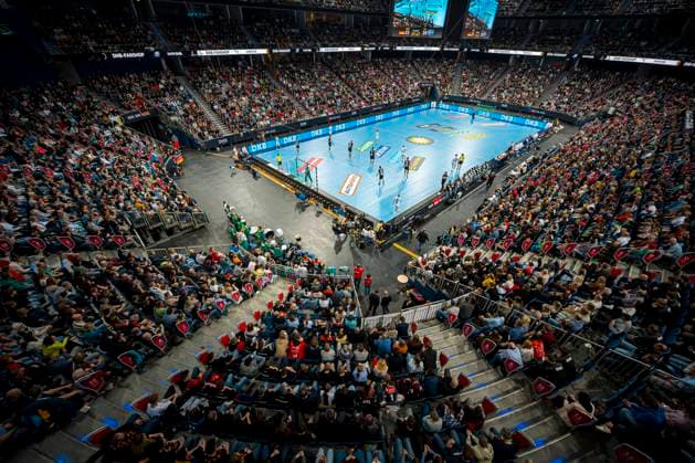 Hannover, 08. Januar 2023: Handball Maenner Laenderspiel, Deutschland vs. Island Übersicht ZAG Arena Hannover ZAG Arena Deutschland *** Hannover, 08 January 2023 Handball Maenner Laenderspiel, Germany vs Iceland Overview ZAG Arena Hannover ZAG Arena Germany