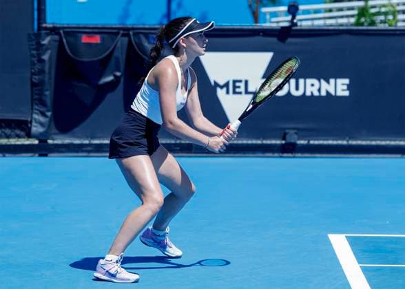 Eva Lys, Australian Open 2023, Qualifier in Melbourne, Victoria, Australia Copyright: xJuergenxHasenkopfx