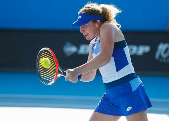 Anna Lena Friedsam GER , Australian Open 2023, Training in Melbourne, Victoria, Australia Copyright: xJuergenxHasenkopfx