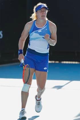 Anna Lena Friedsam GER makes fist and cheers,jubilation,joy,emotion , Australian Open 2023, training in Melbourne, Victoria, Australia Copyright: xJuergenxHasenkopfx
