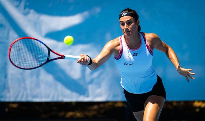 January 10, 2023, ADELAIDE, AUSTRALIA: Caroline Garcia of France during practice at the 2023 Adelaide International 2 WTA, Tennis Damen 500 tennis tournament ADELAIDE AUSTRALIA - ZUMAa181 20230110_zaa_a181_015 Copyright: xRobxPrangex