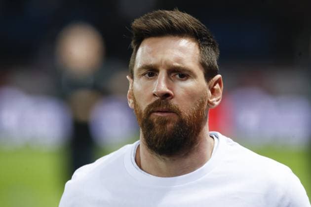Lionel Messi (PSG) FOOTBALL : Paris St Germain Vs Angers - Ligue 1 - 11 01 2023 MichaelBaucher Panoramic 