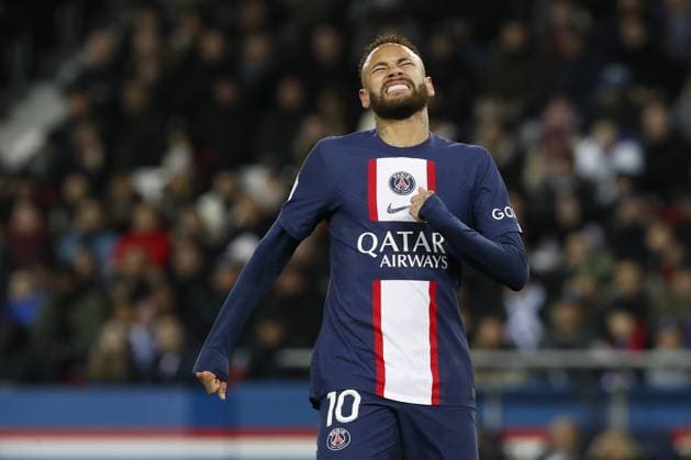 Neymar Jr (PSG) FOOTBALL : Paris St Germain Vs Angers - Ligue 1 - 11 01 2023 MichaelBaucher Panoramic 