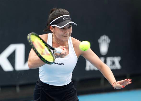 Eva Lys,Australian Open Qualifier,Melbourne Park Melbourne,Victoria Australia Copyright: xJuergenxHasenkopfx