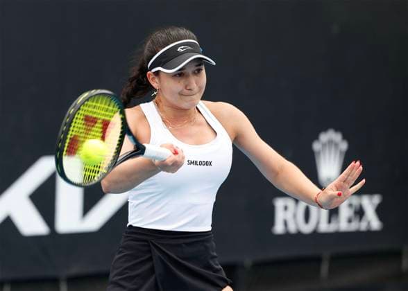 Eva Lys,Australian Open Qualifier,Melbourne Park Melbourne,Victoria Australia Copyright: xJuergenxHasenkopfx