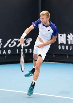 Leandro Riedi Australian Open Qualifier Melbourne Park Melbourne Victoria Australia 12 01 2023 Copyright: xJuergenxHasenkopfx