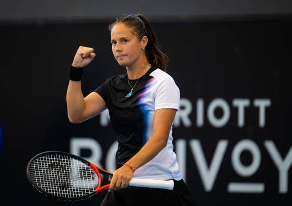 January 11, 2023, ADELAIDE, AUSTRALIA: Daria Kasatkina of Russia in action during the second round of the 2023 Adelaide International 2 WTA, Tennis Damen 500 tennis tournament ADELAIDE AUSTRALIA - ZUMAa181 20230111_zaa_a181_027 Copyright: xRobxPrangex
