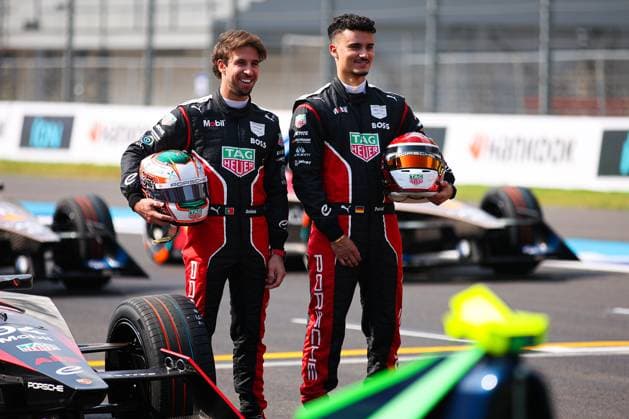 DA COSTA Antonio Felix (prt), TAG HAUER Porsche Formula E Team, Porsche 99X Electric, portrait WEHRLEIN Pascal (ger), TAG HAUER Porsche Formula E Team, Porsche 99X Electric, portrait during the 2023 Mexico City ePrix, 1st meeting of the 2022-23 ABB FIA Formula E World Championship, WM, Weltmeisterschaft on the Autodromo Hermanos Rodriguez from January 12 to 14, in Mexico City, Mexico - AUTO - 2022 FORMULA E MEXICO CITY ePRIX DPPI Panoramic 03423001_0A3A2747.JPG