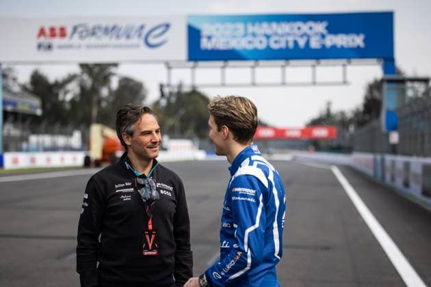 REIGLE Jamie, Chief Executive Officer - Formula E GUNTHER Maximilian (ger), Maserati MSG Racing, Spark-Venturi, portrait during the 2023 Mexico City ePrix, 1st meeting of the 2022-23 ABB FIA Formula E World Championship, WM, Weltmeisterschaft on the Autodromo Hermanos Rodriguez from January 12 to 14, in Mexico City, Mexico - AUTO - 2022 FORMULA E MEXICO CITY ePRIX DPPI Panoramic  03423001_GH_0016