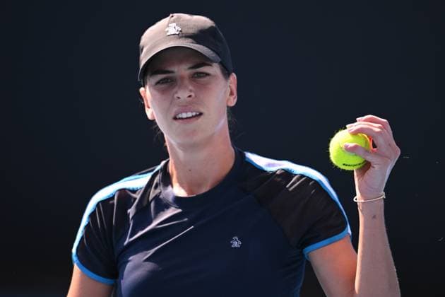 TENNIS AUSTRALIAN OPEN PRACTICE SESSIONS, Ajla Tomljanovic of Australia during an Australian Open practice session at Melbourne Park in Melbourne, Friday, January 13, 2023. ( NO ARCHIVING, EDITORIAL USE ONLY, NO USE IN BOOKS WITHOUT CONSENT MELBOURNE VIC AUSTRALIA  Copyright: xJAMESxROSSx 20230113001751738341