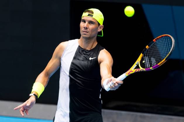 Tennis, Australian Open, Practice in Melbourne