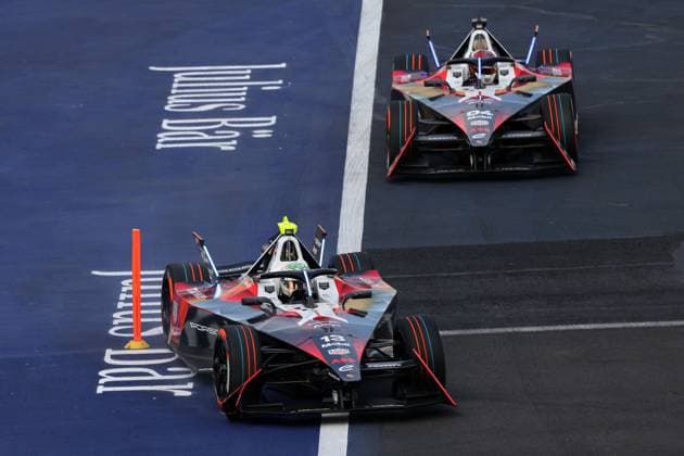 Antonio Felix da Costa POR and pascal Wehrlein GER , TAG Heuer Porsche, Formula E FIA World Championship, Season 9, Mexico City E Prix, 13 01 2023, MEX