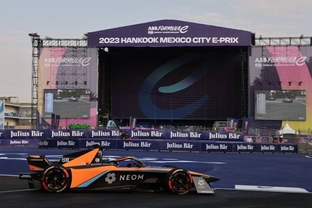 Rene Rast GER McLaren, Formula E FIA World Championship, Season 9, Mexico City E Prix, 13 01 2023, MEX