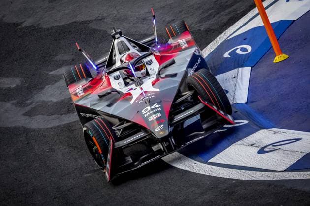 94 WEHRLEIN Pascal (ger), TAG HAUER Porsche Formula E Team, Porsche 99X Electric, action during the 2023 Mexico City ePrix, 1st meeting of the 2022-23 ABB FIA Formula E World Championship, WM, Weltmeisterschaft on the Autodromo Hermanos Rodriguez from January 12 to 14, in Mexico City, Mexico - AUTO - 2022 FORMULA E MEXICO CITY ePRIX DPPI Panoramic  0342300102509