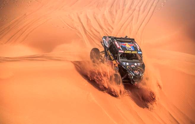 Bilder des Jahres 2023, Sport 01 Januar Sport Themen der Woche KW02 Sport Bilder des Tages January 13, 2023, Saudi Arabia: Austin Jones (USA) for Red Bull off-road Junior team USA presented by BF Goodrich races during stage 12 of Rally Dakar 2023 from Empty Quarter Marathon to Shaybah, Saudi Arabia. Saudi Arabia - ZUMAz03_ 20230113_shm_z03_049 Copyright: xRedxBullxMediax