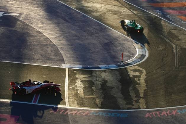 23 FENESTRAZ Sacha (fra), Nissan Formula E Team, Spark-Nissan, Nissan e-4ORCE 04, action during the 2023 Mexico City ePrix, 1st meeting of the 2022-23 ABB FIA Formula E World Championship, WM, Weltmeisterschaft on the Autodromo Hermanos Rodriguez from January 12 to 14, in Mexico City, Mexico - AUTO - 2023 FORMULA E MEXICO CITY ePRIX DPPI Panoramic  03423001_A06I1415