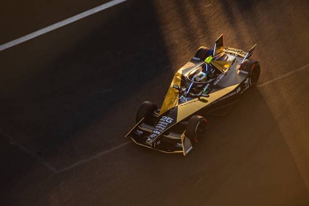 25 VERGNE Jean-Eric (fra), DS Penske Formula E Team, Spark-DS, DS E-Tense FE23, action during the 2023 Mexico City ePrix, 1st meeting of the 2022-23 ABB FIA Formula E World Championship, WM, Weltmeisterschaft on the Autodromo Hermanos Rodriguez from January 12 to 14, in Mexico City, Mexico - AUTO - 2023 FORMULA E MEXICO CITY ePRIX DPPI Panoramic  03423001_GH_1857