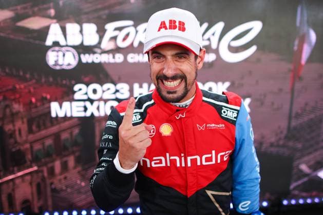 DI GRASSI Lucas (bra), Mahindra Racing, Spark-Mahindra, Mahindra M9-Electro, portrait during the 2023 Mexico City ePrix, 1st meeting of the 2022-23 ABB FIA Formula E World Championship, WM, Weltmeisterschaft on the Autodromo Hermanos Rodriguez from January 12 to 14, in Mexico City, Mexico - AUTO - 2023 FORMULA E MEXICO CITY ePRIX DPPI Panoramic  03423001_0A3A9023