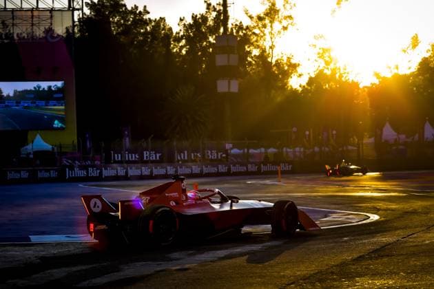 27 DENNIS Jake (gbr), Avalanche Andretti Formula E, Spark-Porsche, Porsche 99X Electric, action during the 2023 Mexico City ePrix, 1st meeting of the 2022-23 ABB FIA Formula E World Championship, WM, Weltmeisterschaft on the Autodromo Hermanos Rodriguez from January 12 to 14, in Mexico City, Mexico - AUTO - 2022 FORMULA E MEXICO CITY ePRIX DPPI Panoramic  0342300105033