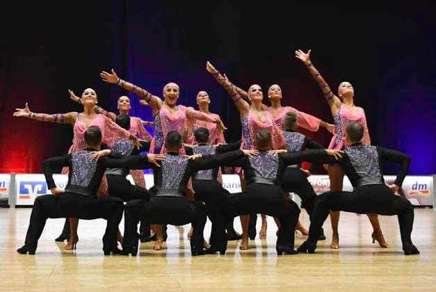 GER Dancing, 1 National League of Latin Formations 14 01 2023, GER Dancing, 1 National League of Latin Formations,, Preliminary Round, in the picture 1 Latin Team Kiel A with the theme Dreams nordphotoxGmbH xWitke nph00002