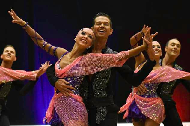 GER Dancing, 1 National League of Latin Formations 14 01 2023, GER Dancing, 1 National League of Latin Formations,, Preliminary Round, in the picture 1 Latin Team Kiel A with the theme Dreams nordphotoxGmbH xWitke nph00002