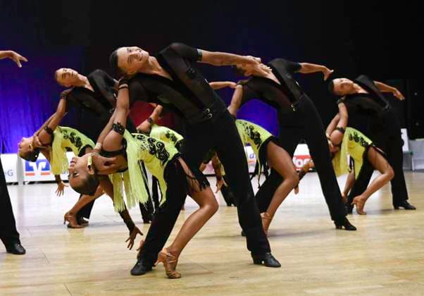 GER Dancing, 1 National League of Latin Formations 14 01 2023, GER Dancing, 1 National League of Latin Formations,, Preliminary Round, in the picture Blau Weiss Buchholz A with the theme Made To Love nordphotoxGmbH xWitke nph00002