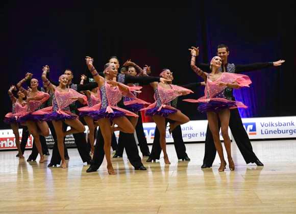 GER Dancing, 1 National League of Latin Formations 14 01 2023, GER Dancing, 1 National League of Latin Formations,, Preliminary Round, in the picture 1 Latin Team Kiel A with the theme Dreams nordphotoxGmbH xWitke nph00002