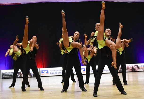 GER Dancing, 1 National League of Latin Formations 14 01 2023, GER Dancing, 1 National League of Latin Formations,, Final Round, in the picture Blau Weiss Buchholz A with the theme Made To Love nordphotoxGmbH xWitke nph00002