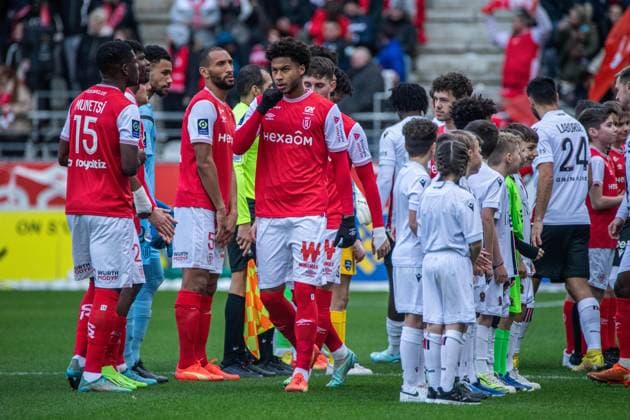 Jens Cajuste (Stade de Reims) FOOTBALL : Stade de Reims - OGC Nice - Ligue 1 - JournÃ e 19 - 15 01 2023 BaptisteAutissier Panoramic 