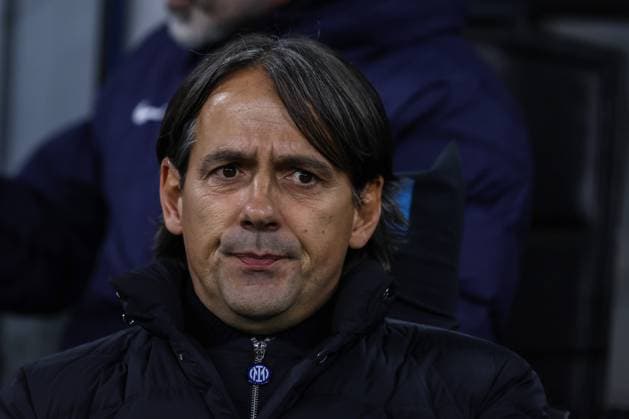 FC Internazionale vs Hellas Verona FC Serie A 2022 23 14 01 2023 Simone Inzaghi Head Coach of FC Internazionale looks on during Serie A 2022 23 football match between FC Internazionale and Hellas Verona FC at Giuseppe Meazza Stadium, Milan, Italy on January 14, 2023 Photo FCI Fabrizio Carabelli Copyright: xBEAUTIFULxSPORTS Carabellix