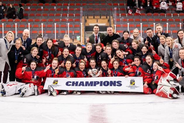 Ice Hockey, U18 World Championship, Women, Final, Canada - Sweden