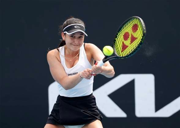 Eva Lys, Australian Open 2023, Melbourne Park, Melbourne, Victoria, Australia Copyright: xJuergenxHasenkopfx