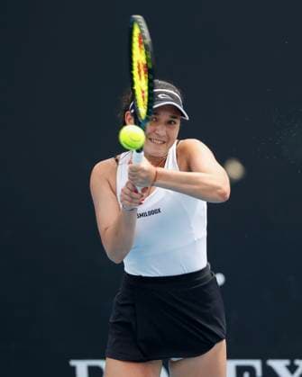 Eva Lys, Australian Open 2023, Melbourne Park, Melbourne, Victoria, Australia Copyright: xJuergenxHasenkopfx