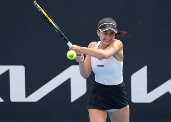 Eva Lys, Australian Open 2023, Melbourne Park, Melbourne, Victoria, Australia Copyright: xJuergenxHasenkopfx