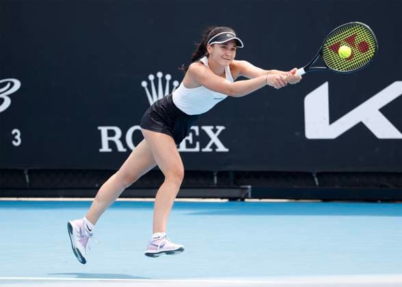 Eva Lys, Australian Open 2023, Melbourne Park, Melbourne, Victoria, Australia Copyright: xJuergenxHasenkopfx