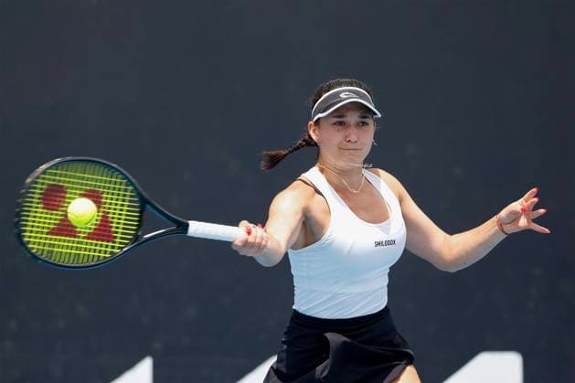 Eva Lys, Australian Open 2023, Melbourne Park, Melbourne, Victoria, Australia Copyright: xJuergenxHasenkopfx