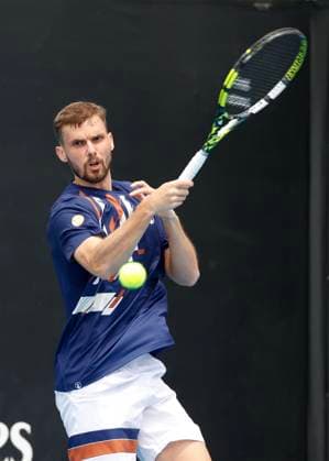 Oscar Otte GER , Australian Open 2023, Melbourne Park, Melbourne, Victoria, Australia Copyright: xJuergenxHasenkopfx