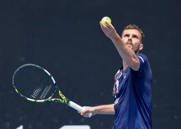 Tennis, Australian Open, Oscar Otte loses to Shang Juncheng