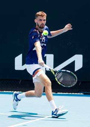 Oscar Otte GER , Australian Open 2023, Melbourne Park, Melbourne, Victoria, Australia Copyright: xJuergenxHasenkopfx