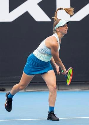 Tamara Korpatsch, Australian Open 2023, Melbourne Park, Melbourne, Victoria, Australia Copyright: xJuergenxHasenkopfx