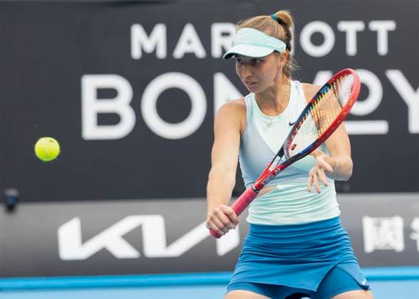 Tamara Korpatsch, Australian Open 2023, Melbourne Park, Melbourne, Victoria, Australia Copyright: xJuergenxHasenkopfx