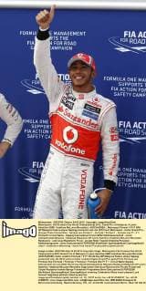 Motorsport, Formula 1, Malaysian GP, Qualifying, Lewis Hamilton takes pole position