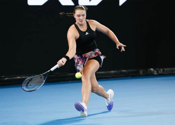 Jule Niemeier GER , Australian Open 2023, Melbourne Park, Melbourne, Victoria, Australia Copyright: xJuergenxHasenkopfx