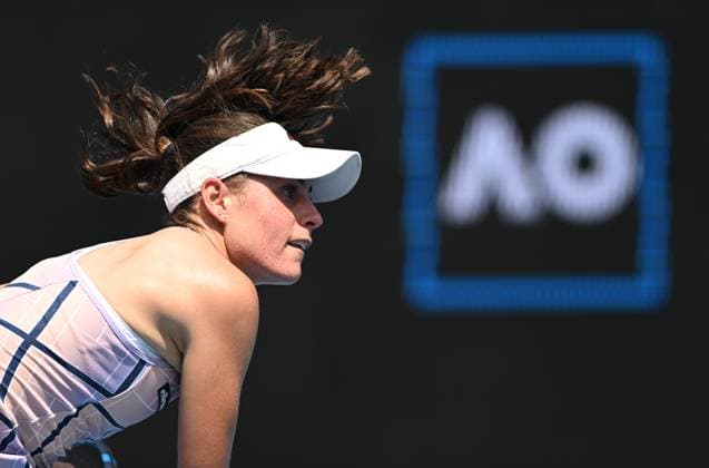 TENNIS AUSTRALIAN OPEN, Kimberly Birrell of Australia during her first round match against Kaia Kanepi of Estonia at the 2023 Australian Open tennis tournament at Melbourne Park in Melbourne, Friday, January 1, 2021. ( NO ARCHIVING, EDITORIAL USE ONLY, NO USE IN BOOKS WITHOUT CONSENT MELBOURNE VICTORIA AUSTRALIA  Copyright: xLUKASxCOCHx 20230117001753391114