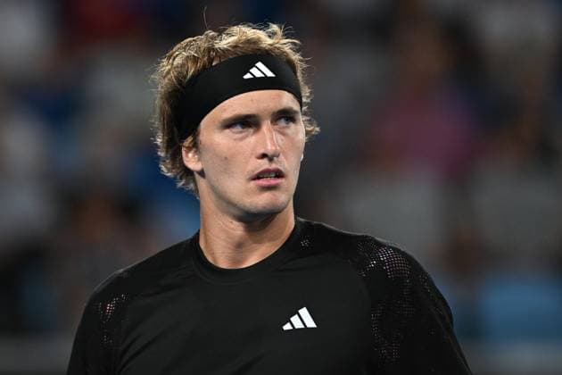 TENNIS AUSTRALIAN OPEN, Alexander Zverev of Germany looks on during his first round match against Juan Pablo Varillas of Peru at the 2023 Australian Open tennis tournament at Melbourne Park in Melbourne, Tuesday, January 17, 2023. ( NO ARCHIVING, EDITORIAL USE ONLY, NO USE IN BOOKS WITHOUT CONSENT MELBOURNE VICTORIA AUSTRALIA  Copyright: xLUKASxCOCHx 20230117001753415872