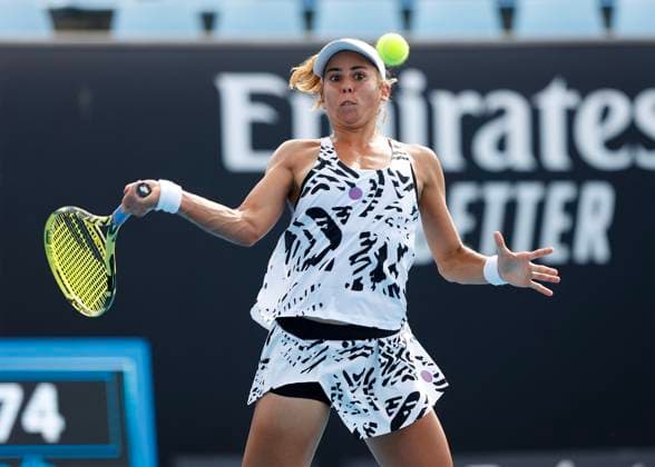 Julia Grabher, Australian Open 2023, Melbourne Park, Melbourne, Victoria, Australia Copyright: xJuergenxHasenkopfx