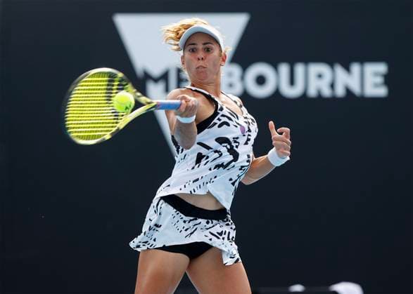 Julia Grabher, Australian Open 2023, Melbourne Park, Melbourne, Victoria, Australia Copyright: xJuergenxHasenkopfx