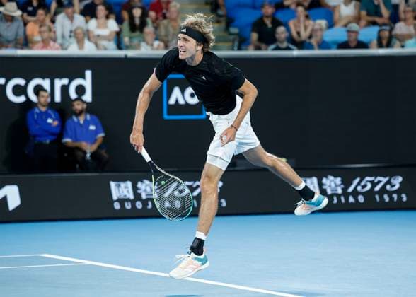 Alexander Zverev GER , Australian Open 2023, Melbourne Park, Melbourne, Victoria, Australia Copyright: xJuergenxHasenkopfx